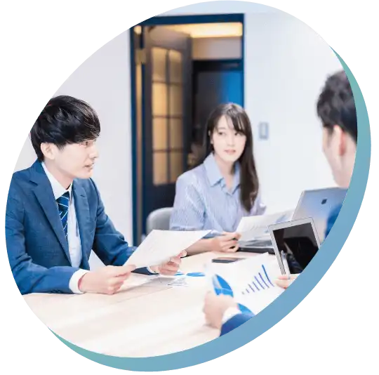 顧客訪問の様子