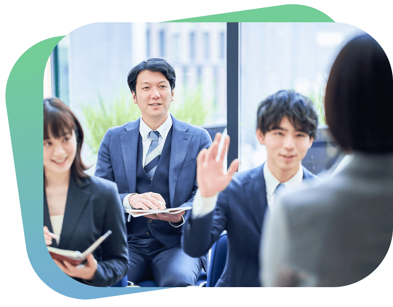 会社説明会の様子