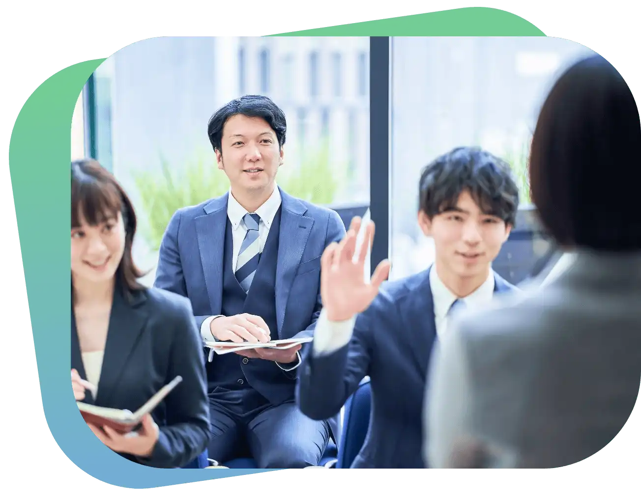 会社説明会の様子