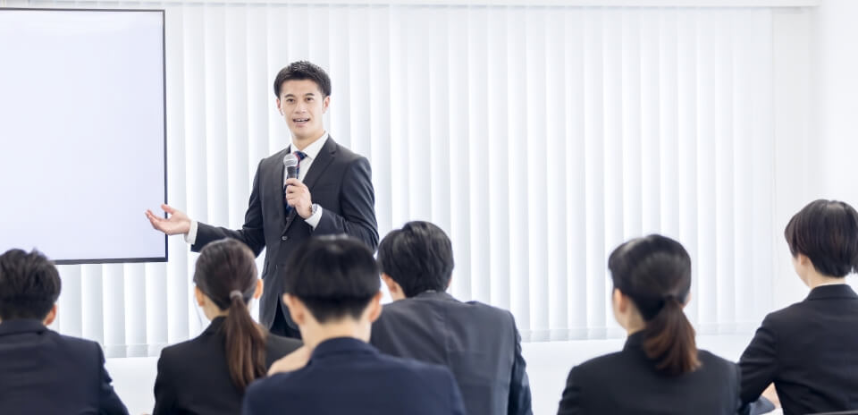 会社説明会の様子